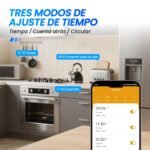 WiFi Smart Plug 16A con monitor de energía Control remoto por Tuya&Smart Life APP/Voice Smart Plugs Bluetooth Compatible con Alexa y Google Home 2.4GHz (2, Blanco roto)