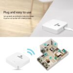 eMylo Smart Gateway 3 en 1 WiFi 2.4G ZigBee 3.0 Bluetooth 5.0, Puente Domótico Compatible con Tuya Alexa Google Home, Micro USB