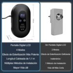 Purificador de aire Esterilizador de ozono desodorizante para el hogar, Mini esterilizador generador de ozono, Desodorizador ionizador de aire para mascotas, Auto, Baños Negro