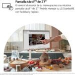 LG 27ART10AKPL – Monitor Inteligente, StanbyMe, Portátil (Monitor/Smart TV), 27″, 1920×1080, FHD, LED (16:9), webOS6.0, Brillo Ajustable, Mando Incluido, Beige