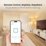 SONOFF S60ZBTPF Zigbee Smart Plug – Control remoto, monitor, encendido, temporizador, protección. Sobrecarga, Repetidor Zigbee, eWeLink