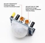 Módulo de detección de movimiento con sensor de movimiento PIR, APKLVSR 6 unidades Módulo de sensor PIR infrarrojo compatible con Arduino y Raspberry Pi