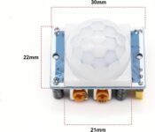 Módulo de detección de movimiento con sensor de movimiento PIR, APKLVSR 6 unidades Módulo de sensor PIR infrarrojo compatible con Arduino y Raspberry Pi