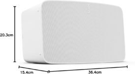 Sonos Five SNS-FIVE1EU1 – El altavoz inteligente y potente compatible con Apple AirPlay en dispositivos iOS – Blanco