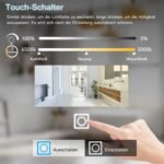 Espejo de baño LED 80 x 60 cm con iluminación Espejo de baño rectangular con luz antiniebla, espejo de pared táctil, blanco cálido/blanco frío, enchufe, reloj