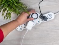 Garza – Temporizador analógico interior, juego de 2, enchufe programable, temporizador diario (24h), máx 3680W, 16a/230V/50Hz, blanco