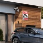 Pegatinas de Alarma de Seguridad – Señal de Videovigilancia – Carteles Videovigilancia Material Vinilo Autoadhesivo 20 x 30 cm – 5 Unidades