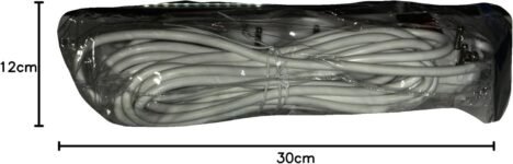 PremiumCord PP5K-05 Extensión de Alimentación 5 m 5 Tomas AC Blanco – Bases Múltiples (5 m, 5 Tomas AC, Tipo E/F, Blanco, 250 V, 10 A)