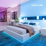 VKH Tiras LED, 10 Metros, Luces LED RGB Bluetooth para Habitaciones con Control Remoto y App, Cambio de Color con Música, para decoración del hogar, Fiestas y Navidad (10 mx 1)