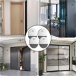 4 alarmas de puerta inalámbricas con sensor magnético de 130 dB, protección antirrobo con pilas para casa, hotel, oficina