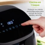 Tower T17076 Xpress Pro Freidora de aire combinada 10 en 1: Freidora de aire digital con circulación de aire rápida y temporizador de 60 minutos: 11 L, 2000 W, freidora sin aceite, negra