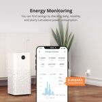 SONOFF S60TPF Enchufe Inteligente Wi-Fi (con Monitorización de Energía), Programación de Encendido/Apagado, Ahorro de Energía, Compatible con Alexa y Google Home