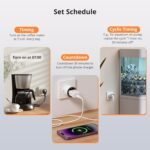 SONOFF S60TPF Enchufe Inteligente Wi-Fi (con Monitorización de Energía), Programación de Encendido/Apagado, Ahorro de Energía, Compatible con Alexa y Google Home