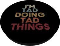 Tad Name Tad Nombre personalizado Primero dado PopSockets PopGrip Adhesivo