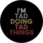 Tad Name Tad Nombre personalizado Primero dado PopSockets PopGrip Adhesivo