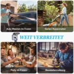 Enchufe externo impermeable IP66, toma de corriente de superficie de 16A con cubierta para instalación en pared de garaje, terraza y jardín