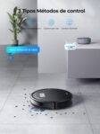 Laresar Clean Robot Aspirador y Fregona, Robot Aspirador 4500Pa, Robot Aspirador 3 en 1, Batería de Larga Duración, Compatible con Alexa/WiFi/App, para Pelo de Mascotas, Suelo (Evol 3)
