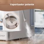 AMZCHEF Cafetera Espresso 20 Bar con Espumador de Leche Cafetera Espresso Pequeña Profesional para Capuchino, Latte y Macchiato, Tanque de Agua de 1,5 L, 1350 W, Blanca