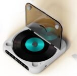 Reproductor de música inalámbrico, reproductor de música con altavoz para el hogar, dispositivo de altavoz recargable para viajes, escuela, trabajo, hogar, salidas y camping