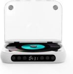 Reproductor de música inalámbrico, reproductor de música con altavoz para el hogar, dispositivo de altavoz recargable para viajes, escuela, trabajo, hogar, salidas y camping