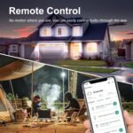 ANTELA Bombillas Alexa E27 WiFi Bombillas LED Inteligentes 9W 806LM, Bombilla RGB 2700K-6500K Compatible con Google Home/Alexa, 2 Piezas