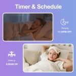 ANTELA Bombillas Alexa E27 WiFi Bombillas LED Inteligentes 9W 806LM, Bombilla RGB 2700K-6500K Compatible con Google Home/Alexa, 2 Piezas