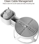 honecumi Soporte de pared para HomePod Mini | Soporte de pared, gestión de cables, ahorro de espacio, soporte de pared para Homepod Mini Voice Assistant