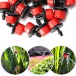 HUAZIZ Sistema de Riego por Goteo, 2 Piezas Kit de Riego Automático de 15 m con Boquillas Ajustables, Riego de Plantas por Goteo para Macetas, Jardín, Césped, Invernadero, Parterre