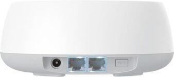 TP-Link Deco BE3600 (paquete de 3): Wi-Fi 7 en malla de doble banda de hasta 3,6 GB/s, backhaul híbrido inalámbrico y por cable, MLO, 2 puertos Gigabit por unidad, seguridad HomeShield
