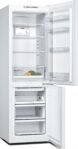 Bosch – Frigorífico Combi, 60 cm, Serie 2, NoFrost, Iluminación LED, MultiAirFlow, Blanco, KGN36NWEA