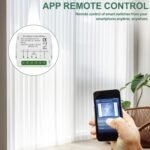 Mini módulo de interruptor inteligente WiFi de 2 vías – 4 piezas DIY para pared, compatible con la aplicación Tuya