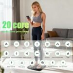 Báscula de Baño con Pantalla a Color, Báscula de Grasa Corporal y Músculo con 20 Datos de Salud, Peso Digital Bluetooth para 24 Usuarios, Analizador de Composición Corporal, 180 kg