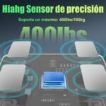Báscula de Baño con Pantalla a Color, Báscula de Grasa Corporal y Músculo con 20 Datos de Salud, Peso Digital Bluetooth para 24 Usuarios, Analizador de Composición Corporal, 180 kg