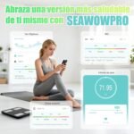 Báscula de Baño con Pantalla a Color, Báscula de Grasa Corporal y Músculo con 20 Datos de Salud, Peso Digital Bluetooth para 24 Usuarios, Analizador de Composición Corporal, 180 kg