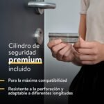 Nuki Smart Lock Ultra, Cerradura Electrónica por Bluetooth, WiFi & Matter, Fácil Integración en Hogar Inteligente, Abre la Puerta con Acceso Remoto, con 3 Modos de Cierre Diferentes