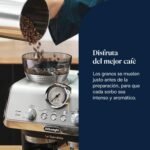 De’Longhi Perfetto La Specialista Arte, Cafetera espresso y capuchino con bomba, Máquina de café en grano, 3 recetas preestablecidas, 8 niveles de molido, EC9155.MB, Metal/Negro