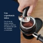 De’Longhi Perfetto La Specialista Arte, Cafetera espresso y capuchino con bomba, Máquina de café en grano, 3 recetas preestablecidas, 8 niveles de molido, EC9155.MB, Metal/Negro