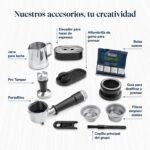 De’Longhi Perfetto La Specialista Arte, Cafetera espresso y capuchino con bomba, Máquina de café en grano, 3 recetas preestablecidas, 8 niveles de molido, EC9155.MB, Metal/Negro