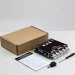 Placa amplificadora de Audio, 9,3 x 9 x 2,2 cm, aleación de Aluminio, módulo Receptor de Sonido inalámbrico de 2.1 Canales, Teatro, hogar, Coche, Estudio, Accesorio de Altavoces