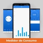 LED ATOMANT WiFi Enchufe Inteligente 16A, Medidor de Consumo, Programable con Temporizador y Horarios, Control Remoto por APP Smart Life y Voz, Compatible con Alexa y Google Home