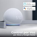 LED ATOMANT WiFi Enchufe Inteligente 16A, Medidor de Consumo, Programable con Temporizador y Horarios, Control Remoto por APP Smart Life y Voz, Compatible con Alexa y Google Home