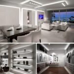WOBANE Tira LED Blanco Frío 6000K, Tira de Luces LED 5 Metros con Control Remoto Ajustable, Cinta de Luz LED Adhesiva con Enchufe para Cocina Dormitorio Habitación