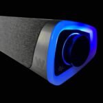 Woxter Big Bass 320 – Barra de Sonido con 20W de Potencia (RGB, Retroiluminada, 3,5 mm, PC/PS4/Xbox/TV/Móvil/Tablet), Alimentación USB, Negro
