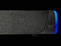 Woxter Big Bass 320 – Barra de Sonido con 20W de Potencia (RGB, Retroiluminada, 3,5 mm, PC/PS4/Xbox/TV/Móvil/Tablet), Alimentación USB, Negro