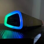 Woxter Big Bass 320 – Barra de Sonido con 20W de Potencia (RGB, Retroiluminada, 3,5 mm, PC/PS4/Xbox/TV/Móvil/Tablet), Alimentación USB, Negro