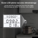 KETOTEK – Toma de corriente con pantalla LCD retroiluminada, 3680 W, medidor de potencia, medidor de potencia, medición del consumo eléctrico, medidor eléctrico