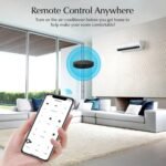 Mando a Distancia Inteligente con IR, Tuya IR+RF Universal para aparatos de Aire Acondicionado de TV, Infrarrojos de radiofrecuencia, Compatible con la aplicación Tuya Smart/Smart Life