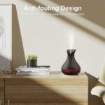 Difusor de Aroma Alexa 400ml Maxcio Humidificador Ultrasónico de Aceites Esenciales LED de 7 Colores 2 Modos de Niebla con Control Remoto Compatible con Amazon Alexa y Google Home