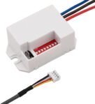 Greluma 1 Pieza Interruptor Sensor Infrarrojo, Mini Detector de Movimiento Infrarrojo para Instalación Interior, Detector de Movimiento Incorporado 220V, Rango de Detección 8m a 360°