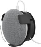 Soporte de pared para Dot 3.ª generación y Google Nest mini/Home Mini, soporte de pared con gestión de cables de montaje con tornillos